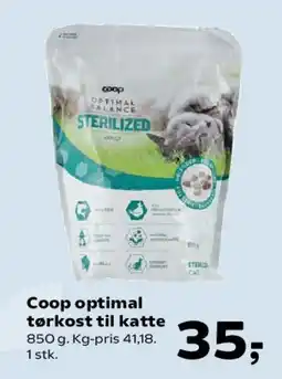 Kvickly Coop optimal tørkost til katte tilbud