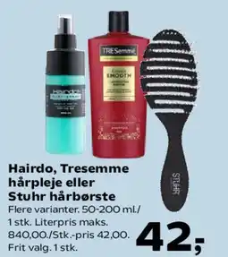 Kvickly Hairdo, Tresemme eller Stuhr (hårpleje / hårbørste) tilbud