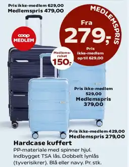 Kvickly Hardcase kuffert tilbud