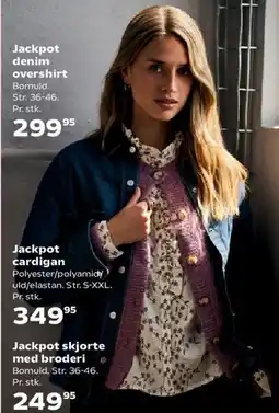 Kvickly Jackpot denim overshirt tilbud