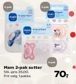 Kvickly Mam 2-pak sutter tilbud