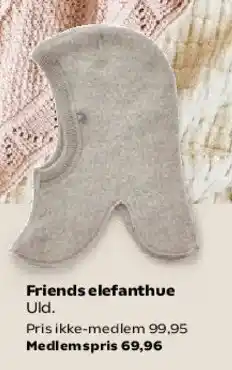 Kvickly Friends elefanthue tilbud
