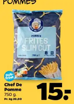 Netto Chef De Frites Slim Cut 750 g tilbud