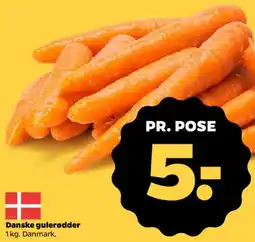 Netto Danske gulerødder tilbud