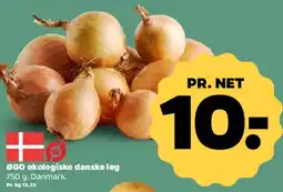 Netto Økologiske danske løg tilbud