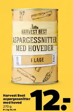 Netto Harvest Best aspargessnitter med hoveder tilbud