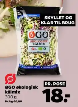 Netto ØGO økologisk kålmix tilbud