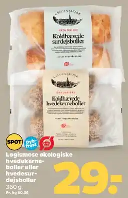 Netto Løgismose økologiske boller tilbud