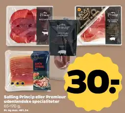 Netto Salling Princip eller Premier - udenlandske specialiteter tilbud