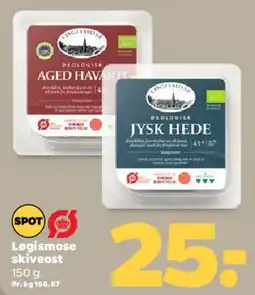 Netto Løgismose skivesost tilbud