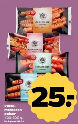 Netto Pølsemesteren pølser tilbud