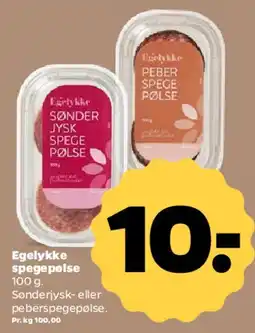 Netto Spegepølse (Sønderjysk eller peber) tilbud