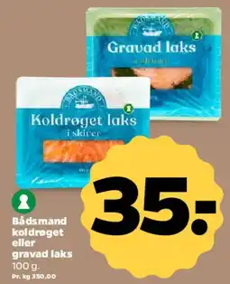 Netto Bådsmand koldrøget eller gravad laks tilbud