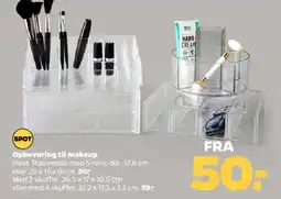 Netto Opbevaring til makeup tilbud