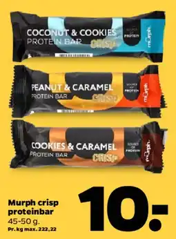 Netto Murph crisp proteinbar tilbud