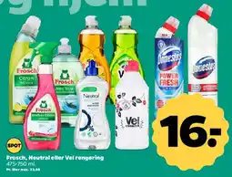 Netto Frosch / Neutral / Vel rengøring og Domestos tilbud