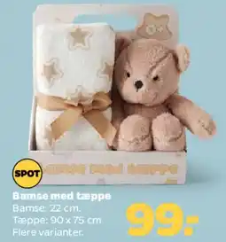 Netto Bamse med tæppe tilbud