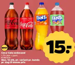 Netto Coca‑Cola sodavand (1,75 L) tilbud