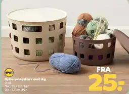 Netto Opbevaringskurv med låg tilbud