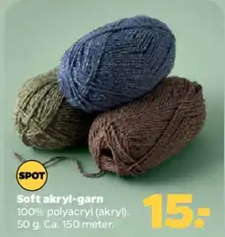 Netto Soft akryl-garn tilbud