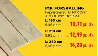jem & fix IMP. FORSKALLING tilbud