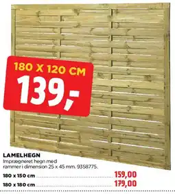 jem & fix Lamelhegn tilbud