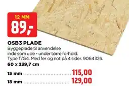 jem & fix OSB3 plade tilbud