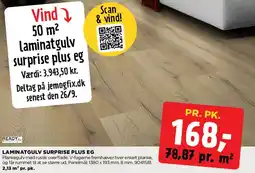jem & fix Laminatgulv Surprise Plus Eg tilbud