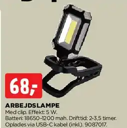 jem & fix ARBEJDSLAMPE tilbud