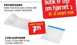 jem & fix Fryseposer / Lynlåsposer tilbud
