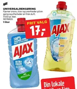 jem & fix Ajax Universalrengøring tilbud
