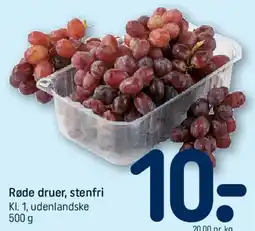 REMA 1000 Røde druer, stenfri tilbud