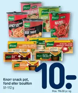 REMA 1000 Knorr snack pot, fond eller bouillon tilbud