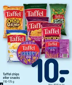 REMA 1000 Taffel chips eller snacks tilbud