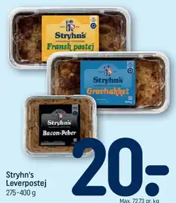 REMA 1000 Stryhn's Leverpostej tilbud