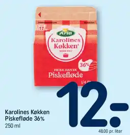 REMA 1000 Karolines Køkken Piskefløde 36% tilbud