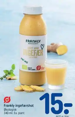 REMA 1000 Frankly ingefærshot tilbud