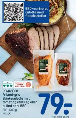 REMA 1000 REMA1000 Frilandsgris Skinkeculotte tilbud