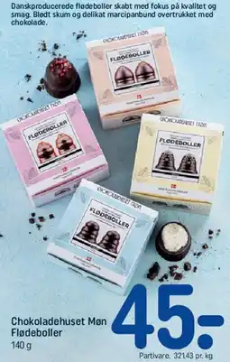 REMA 1000 Chokoladehuset Møn Flødeboller tilbud