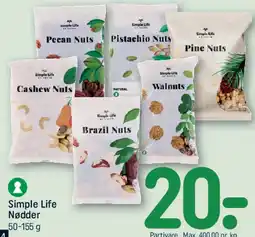 REMA 1000 Simple Life Nødder tilbud