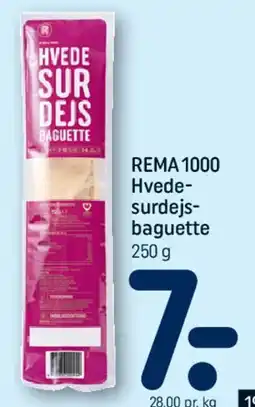 REMA 1000 REMA1000 Hvede-surdejs-baguette tilbud