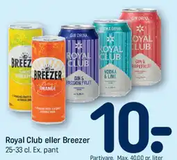 REMA 1000 Royal Club eller Breezer tilbud