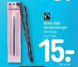 REMA 1000 Vaniljestænger tilbud