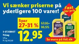 Lidl 3-STJERNET Pålæg tilbud