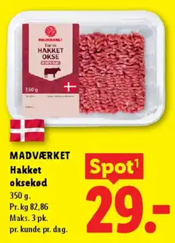 Lidl Hakket oksekød tilbud