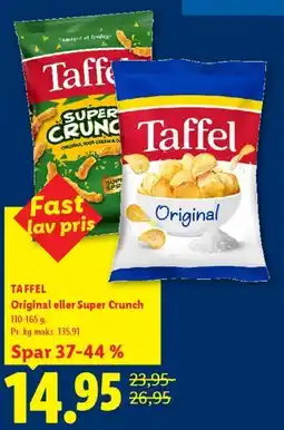 Lidl TAFFEL Original / Super Crunch tilbud