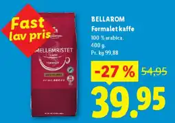 Lidl BELLAROM Formalet kaffe tilbud