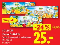 Lidl Funny Fruit drik (14-pak) tilbud