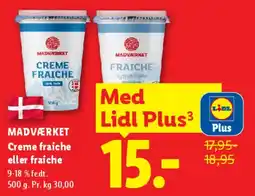 Lidl Creme fraiche tilbud