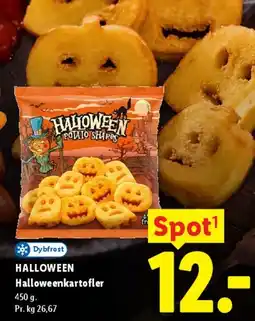 Lidl Halloween kartofler tilbud